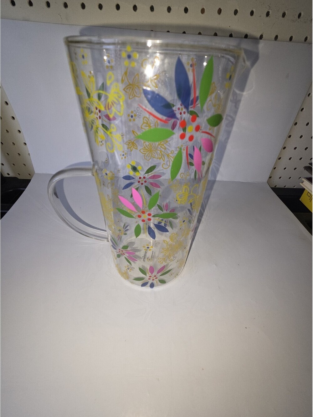 Temp-tations 1.8 Qt Glass Pitcher for Iced Tea or Lemonade SG4